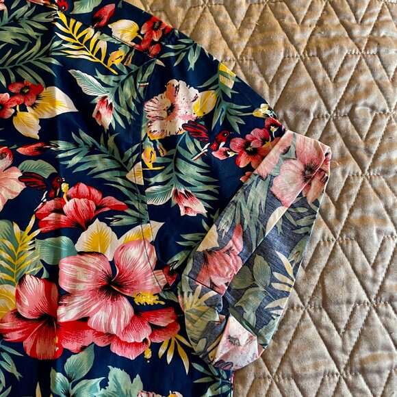 NEW Cactus Man Ricky Singh Flowery Shirt Unisex Rolled up Sleeves SZ L - Picture 6 of 10